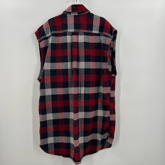 Jach’s Plaid Sleeveless Ladies Shirt - Picture 4 of 4